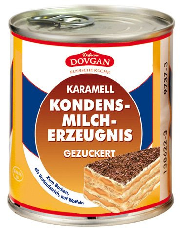 Dovgan Kondensmilch Gezuckert Karamell, 397 g