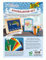 folia 23419 - Stickkarton - Set, 25 Teile, mit Stickkarton, Sticknadeln, Stickgarn und Anleitung