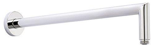 Hudson Reed ARM07 ǀ Modern Bathroom Mitred Straight Wall Mounted Shower Arm, 65mm x 65mm, Chrome