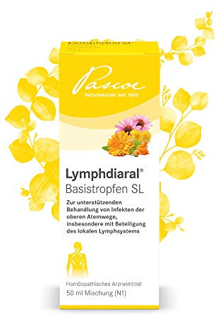 Pascoe Lymphdiaral Basistropfen SL: 50 ml - für das Lymphsystem – natürliches Arzneimittel – u. a. mit Ringelblume (Calendula) und Löwenzahn