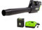 Greenworks Souffleur axial sans Fil 80 V (125 MPH/500 CFM/75 Outils compatibles), Batterie 2,0 Ah et Chargeur Inclus