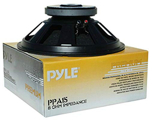 1 WOOFER PYLE PPA15 altoparlante diffusore da 38,00 cm 380 mm 15 da 400 watt rms e 800 watt max con impedenza 8 ohm per casa feste party, 1 pezzo