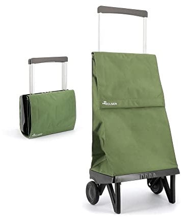 Klappbarer Einkaufstrolley Rolser Plegamatic MF 2 Räder - Kaki