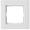 Kopp ATHENIS 1-fach Abdeckrahmen in Rein-Weiß - 86 x 86 x 9,5 mm - Rahmen für Steckdosen & Schalter - Eleganter Steckdosenrahmen aus Kunststoff - Hochwertiger Lichtschalter-Rahmen