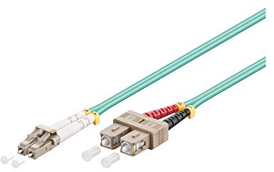 Goobay 95784 LWL Kabel, Multimode (OM3) Aqua