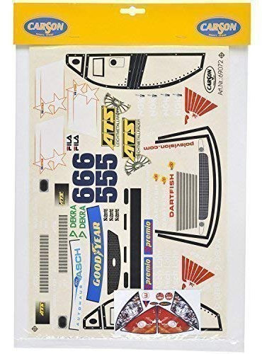 Carson Dekorbogen 1:10 V8 Star Ford Mondeo Premio Good Year ATS Aufkleber 69072