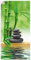 ARTland Wanddeko Wandtattoo selbstklebende Vinylfolie 30x60 cm Asiatische Motive Zen Asien Wellness Asiatisch Bambus See T5OP
