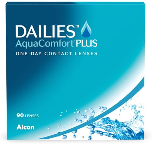 Dailies AquaComfort Plus Tageslinsen weich | 90 Stück | BC 8.7 mm | DIA 14.0 mm | -03.50 Dioptrien