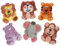 Günthart Essbares 3D Zuckerdeko Tierfiguren, sortiert, 1er Pack (1 x 352 g)