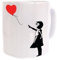 Banksy Heart Balloon Girl Mug by Banksy By Big Mouth