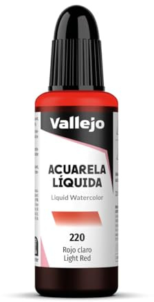 Vallejo Flüssig-Aquarell, 32 ml Hellrot