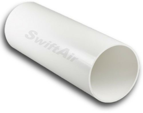 Plastic Ducting Tube Pipe Extractor Fan System 4 100mm Dia x 500mm Hydroponics Fan Ventilation ducting