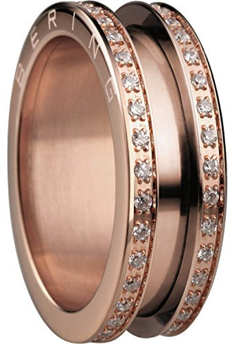 Bering Damen-Ring arctic symphony AußenRing Edelstahl Zirkonia weiß Gr. 60 (19.1) - 523-37-93