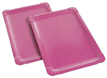 Generique - 5 Plateaux Carton Fuchsia