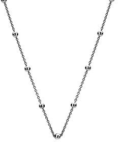Emozioni CH050 24 Sterling Silver Intermittent Bead Chain