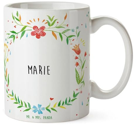 Mr. & Mrs. Panda Tasse Marie - Geschenk, Designer Tasse, Kaffeetassen, Teetasse, Geschenk Tasse