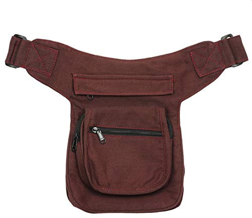 Freak Scene Tasche - Gürteltasche - Kurt - rot-Bordeaux - Bauchtasche - Hüfttasche