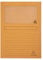 Exacompta 50104E Fenstermappen Packung, 100 Stück, mit Organisationsdruck aus Recycling-Karton 120 g, forever, Din A4, orange