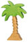 Holztiger Palme, mittel, 80230