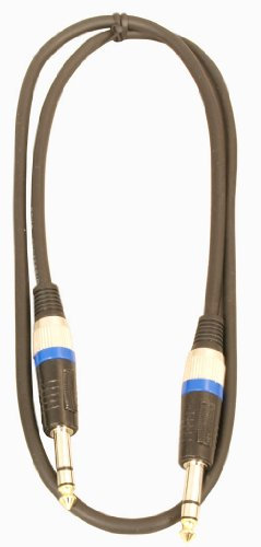 Cobra 1/4 Jack da 6,35 mm a Jack bilanciato piombo 1m