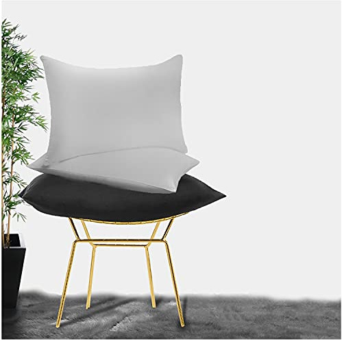 GC GAVENO CAVAILIA Super Soft Pillow Cases 2 Pack - Anti Allergic & Breathable Polycotton Pillow Covers with Envelop Closure - Washable Standard Pillowcases (50x75cm) - Silver
