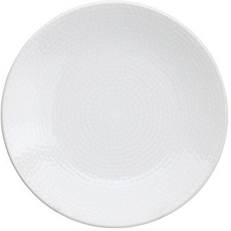 Avet Spain Juego de Platos de Postre, Gres, Blanco, 21x21x2.1 cm, 6 Unidades