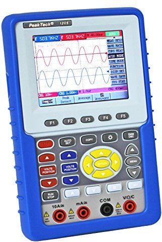 PeakTech - Speicheroszilloskop (20MHz) & True-RMS-Multimeter mit USB-Schnittstelle, 2-Kanal (20MHz) - Speicher, 1