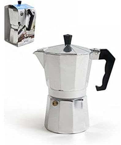 San Ignacio CAFETERA 9 Servicios Classic, Aluminio, Cromado