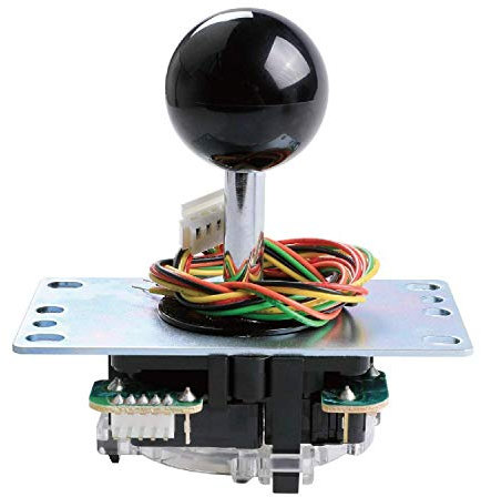 SANWA Denshi JLF-TP-8YT Arcade-Joystick-Teil mit Kugelgriff, 4- und 8-fach verstellbar, Hori-Fight-Stick-Reparaturteil, kompatibel mit Mad Catz SF4 Turnier-Joystick