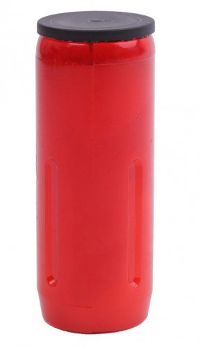 Grabkerze - Rot, Unparfümiert, 14 cm, Zylindrisch, Indoor, Minimalistisch, Gedenktag, Kerze