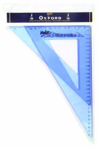 Helix Oxford - Set di squadre da 31cm, 45/60°