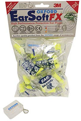 Oxford EarSoftFX Ohrstöpsel für Erwachsene, 50 Paar, mehrfarbig, Einheitsgröße