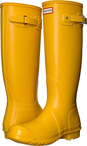 Hunter Wellington Boots, Stivaletti Donna, Giallo (Yellow/RYL), 38 EU