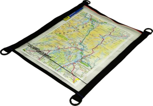 Overboard Wasserdichte Dokumententasche A4, Schwarz, 21.6 x 29.7 cm, OB1081BLK