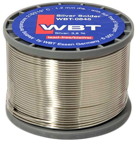 WBT-0845 Silberlot (Silberlötzinn bleifrei) | Inhalt: 1 Rolle á 500 g/d=1,2 mm