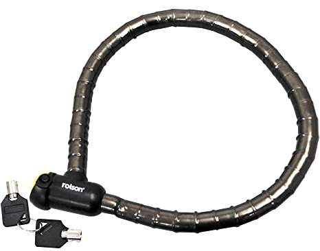Rolson 66728 24 x 1000 mm Heavy Duty Bicycle Cable Lock