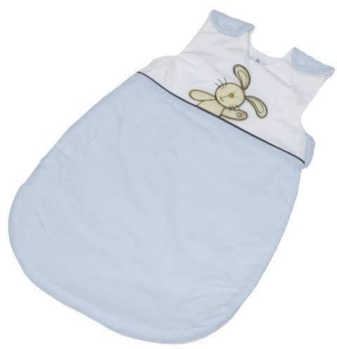 Be Be's Collection Sommer-Schlafsack mit Frottee 70 cm Hasi blau 488-53