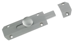 ZAB100ASC 102mm Satin Chrome Heavy Duty Surface Bolt