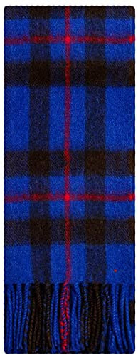 I LUV LTD Elliot Modern Tartan 100% Lammwolle Schal Hergestellt in Schottland