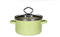 Krüger Fleischtopf Juist 24 cm, Emaille, Pastell-grün