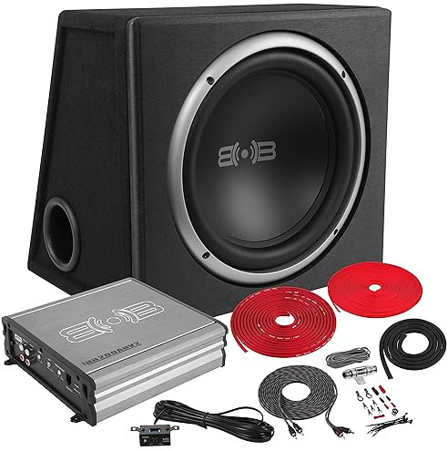 belva completo Bass pacchetto con Single Ported sub Enclosure, monoblocco, amplificatore e Amp kit