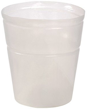 Dehner Pot de Fleurs Flexible en Plastique Transparent Ø 35 cm Hauteur 45 cm