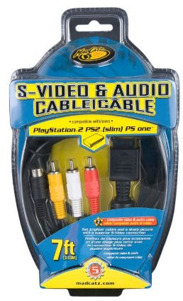Playstation 2 - S-AV Kabel (Mad Catz)