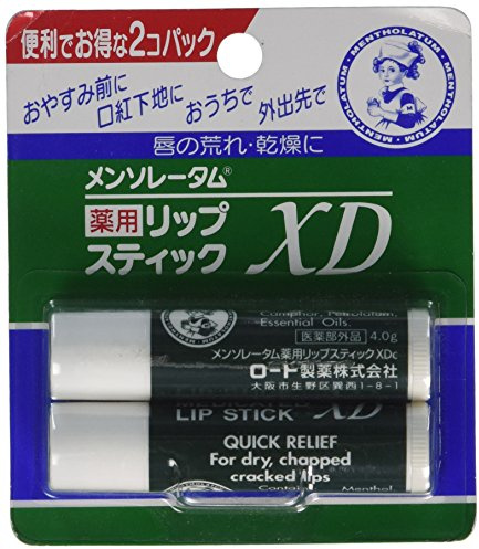 Rohto MENTHOLATUM LipCare Medicated Lip Cream XD 2pcs