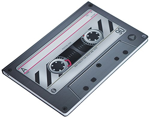 nuuna Design Notizbuch - Mixtape - Hardcover, Leseband, Froschtasche, 176 Seiten Premium Papier, unterschiedliche Seitengestaltung, DIN A4