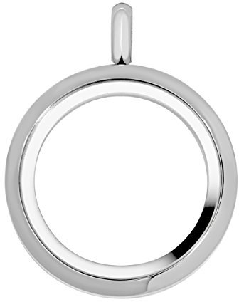 Quiges Edelstahl Living Memory Kette Anhänger 30mm für Floating Charms