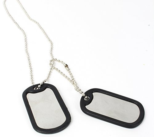 Militärische Erkennungsmarken mit Silencer Dog Tags