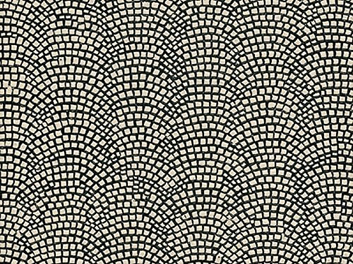 Auhagen 50105.0 - Dekorpappen Straßenpflaster, 490 x 100 mm, bunt