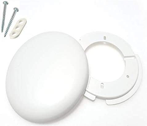 2x Lampen Abzweigdosen, Verteilerdose, weiß, superflach, Ø 130, Höhe 1,5 cm - MIT MONTAGE SET Globe Warehouse®
