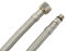 Sani-Flex Panzerschlauch DN8 M10x1AG kurz x 3/8'ÜM | Armaturenanschluss Schlauch für Trinkwasser | Sanitärinstallation für Trinkwasser Armaturen & Verlängerung, Schlauchlänge:50cm